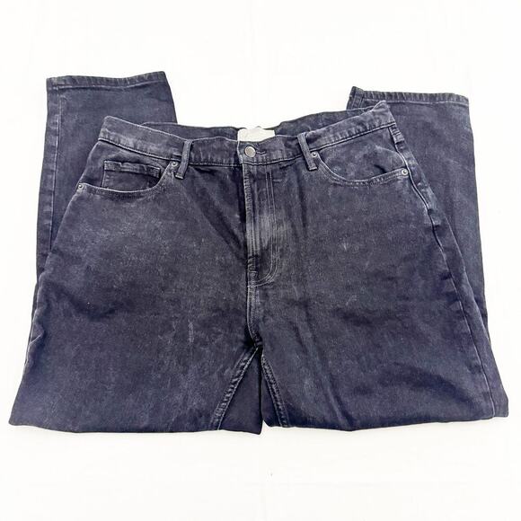 Everlane The Original Cheeky Jean Organic Cotton Black Denim Size 31 Crop - Picture 4 of 9